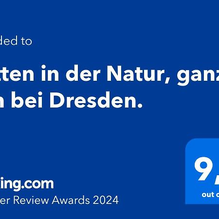 Mitten In Der Natur, Ganz Nah Bei Dresden. Bannewitz Εξωτερικό φωτογραφία